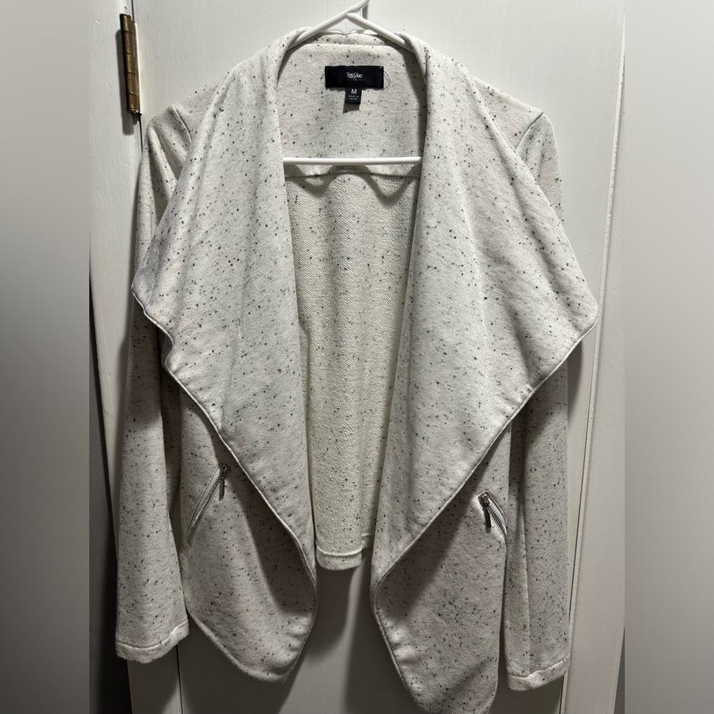 White and black jacket